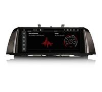 Erisin 10,25 Pouces Qualcomm 8-Cœur 4GO+64GO Android 14 Autoradio Bluetooth GPS Navigateur pour BMW Série 5 F10 F11 2013-2016 Système NBT CarPlay Android Auto WiFi 4G Dab+ USB DSP Écran IPS Canbus