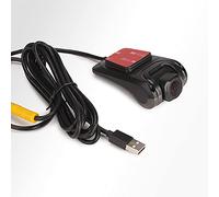 ERISIN 1080P HD 150° Angle de Vue Mini Dashcamera Voiture étanche USB Dashcam Car DVR Recorder Night Vision Camera Frontale pour Android Autoradio Stereos