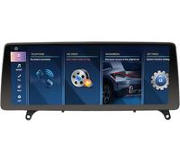 Erisin 12,3" Qualcomm 8-Core 8GO+128GO Android 16 Autoradio GPS Stéréo pour BMW X5 E70 BMW X6 E71 CIC Soutien Bluetooth 5.1 iDrive IPS Écran Tactile Dab+ sans Fil CarPlay Android Auto DSP WiFi Canbus