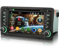 Erisin 4GO+64GO Android 16 Autoradio Bluetooth pour Audi A3 S3 RS3 RNSE-PU | 8-Core 7 Pouces GPS Stéréo DAB+ IPS Écran tactile Soutien Sans fil CarPlay Android Auto DVD Canbus WiFi DSP OBD2 SWC 4G USB