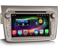 Erisin 4GO+64GO Android 16 Autoradio CarPlay GPS DVD pour Alfa Romeo Mito | 7" 8-Core 2DIN Stéréo Bluetooth Écran tactile sans fil Android Auto DAB+ CD FM Radio DSP WiFi 4G TPMS RDS Canbus