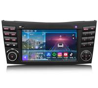 Erisin 7" 8+128GO Snapdragon CPU Android 14 Autoradio pour Mercedes Benz Classe E/CLS W211 W219 GPS Navigateur sans Fil Carplay WiFi DSP Bluetooth 5.1 Canbus SWC Écran Tactile