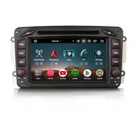 Erisin 7" 8 cœurs 4GO+64GO Android 14 Autoradio Bluetooth GPS Navigateur pour Mercedes Classe A/C/G/CLK W209 W203 Viano Vito W463 CarPlay Android Auto WiFi DSP Dab+OBD FM RDS DVD Canbus Écran Tactile