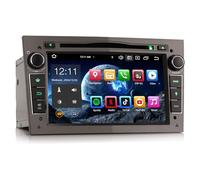 Erisin 7" 8 cœurs 6GO+128GO Android 14 Autoradio Bluetooth GPS Navigation pour Opel Corsa D Corsa C Astra H Zafira Vectra Vivaro Meriva Écran Tactile CarPlay Android Auto WiFi DSP Dab+ RDS CD DVD