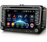 Erisin 7" Android 16 8-Core 4GO+64GO DVD Autoradio Bluetooth pour VW T6 Caddy Polo 6R Crafter Amarok ŠKODA Yeti Transporter GPS Multimédia Stéréo Dab+ Wireless CarPlay Android Auto WiFi 4G DSP Canbus