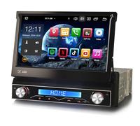 Erisin 7 Pouces 8-Core 4GO RAM 64GO ROM Universal Android 16 Autoradio 1 Din GPS Navigateur avec CarPlay sans Fil Android Auto WiFi 4G Bluetooth 5.0 A2DP DSP Dab+ RDS FM Radio OBD2 USB TNT IPS Écran