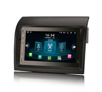 Erisin 7 Pouces 8-Core Android 14 Autoradio pour Fiat Ducato Citroen Jumper Peugeot Boxer GPS Stéréo Écran Tactile Prise en Charge Soutien DAB+ CarPlay Android Auto DSP Bluetooth WiFi 4GO RAM+64GO ROM