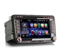 Erisin 7 Pouces 8-Core Android 14 Autoradio pour VW Passat Golf MK 5/6 Touran Jetta Polo EOS T5 GPS Stéréo Écran Tactile Prise en Charge Dab+ CarPlay Android Auto DSP Bluetooth WiFi 4GO RAM+64GO ROM