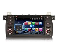 Erisin 7 Pouces 8-Cœur 4Go+64Go Android 14 Autoradio Bluetooth GPS Navigateur pour BMW Série 3 E46 M3 Rover 75 MG ZT Carplay Android Auto DSP Dab+ WiFi 4G RDS Lecteur CD DVD Écran Tactile Stéréo