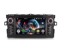 Erisin 7 Pouces 8-cœur 4GO+64GO Android 14 Autoradio Bluetooth GPS Navigateur pour Toyota Auris 2007-2012 Supporte CarPlay sans Fil Android Auto Dab+ DSP WiFi USB FM RDS Lecteur CD DVD Écran Tactile