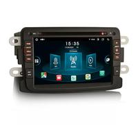 Erisin 7 Pouces 8-cœur 4Go+64Go Android 14 Autoradio GPS Navigateur pour Renault Captur Dacia Duster Sandero Logan Lodgy Dokker Bluetooth CarPlay Android Auto DSP WiFi Dab+ USB CD DVD Écran Tactile