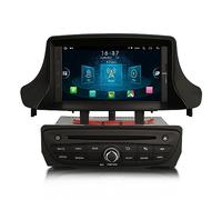 Erisin 7 Pouces 8 cœurs 4Go+64Go Android 14 Autoradio Bluetooth Stéréo pour Renault Megane 3 Fluence Support Navigateur GPS CarPlay Android Auto DSP WiFi Dab+ USB RDS FM CD Écran Tactile TPMS