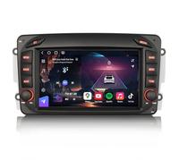 Erisin 7 Pouces 8 cœurs 8Go+128Go Android 14 Autoradio GPS Navigator pour Mercedes Benz Classe C/CLK/G W203 C209 W209 W463 Viano Vito Carplay Android Auto Bluetooth 5.1 DSP WiFi 4G Dab+ FM RDS SWC