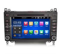 ERISIN 7 Pouces Android 12 Autoradio pour Mercedes Benz Classe A/B W169 W245 Sprinter Viano Crafter Support GPS Sat Nav Carplay Android Auto DSP Bluetooth WiFi Dab + TPMS 4GB RAM + 64GB ROM