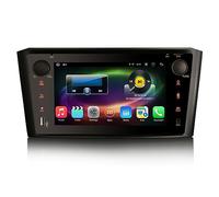 Erisin 7 Pouces Android 14 8-Core 4GB RAM+64GB ROM Autoradio avec GPS Navi pour Toyota AVENSIS T25 Écran Tactile Supporte Dab+ sans Fil CarPlay Android Auto DSP WiFi Bluetooth TPMS OBD2 USB SWC