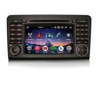 Erisin 7 Pouces Android 14 Autoradio CarPlay Bluetooth pour Mercedes ML W164 GL X164 GPS Navigateur Android Auto sans Fil WiFi 4G DSP Lecteur CD DVD Dab+ RDS USB Canbus Écran Tactile 8-cœur 4GO+64GO