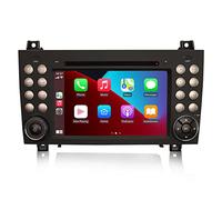 ERISIN 7 Pouces Android 14 Autoradio pour Mercedes-Benz Classe SLK R171 SLK200 SLK280 Support GPS Sat Nav Carplay Android Auto DSP Bluetooth WiFi 4G Dab + TPMS DVB-T / T2 8-Core 4GB RAM + 64GB ROM