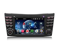 Erisin 7 Pouces Android 14 Autoradio pour Mercedes Classe E/CLS W211 W219 Support GPS Navigateur CarPlay sans Fil Android Auto Bluetooth 5.0 WiFi DSP Dab+ FM RDS Écran Tactile IPS 8-cœur 4GO+64GO