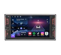 Erisin 7" Qualcomm 8-cœur 8GO+128GO Android 14 Autoradio Bluetooth GPS Navigateur pour Toyota Hilux RAV 4 Corolla Prado Vios Land Cruiser 100 CarPlay Android Auto WiFi 4G DSP RDS Dab+ Écran Tactile