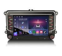 Erisin 7" Qualcomm 8GO+128GO Android 14 Autoradio Bluetooth pour VW Golf 5 Golf 6 T5 Touran Tiguan Passat B6 Polo Caddy Seat Skoda GPS Navigateur CarPlay Android Auto Dab+ WiFi 4G DSP USB Canbus