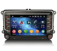 erisin 8-Core 4+64GB Android 14 Autoradio GPS Navigateur pour VW Golf 5 6 Tiguan Passat B6 Touran T5 Seat Altea Skoda Fabia Yeti Dab CarPlay WiFi DSP Canbus SWC Écran Tactile IPS de 7 Pouces