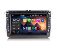 Erisin 8-Core 4GB+64GB 8" Android 14 Autoradio Bluetooth GPS pour VW Polo Multivan T5 Passat Golf 5 Tiguan Touran Seat Skoda Lecteur CD Support CarPlay Android Auto DSP WiFi Dab+ TPMS OBD2 RDS USB