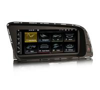 Erisin 8-Core 4Go+64Go Android 14 Autoradio 1 Din GPS Navigation pour Audi Q5 2009-2016 Supporte CarPlay Android Auto Bluetooth 5.0 WiFi 4G Dab+ OEM MMI USB DSP Canbus Écran Tactile IPS TPMS
