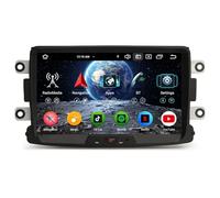 Erisin 8-Core 4GO+64GO Android 14 Autoradio GPS Stéréo pour Renault Dacia Duster Logan Sandero Dokker Lodgy 8" IPS Écran Tactile Bluetooth 5.0 sans Fil CarPlay Android Auto Dab+ FM WiFi 4G DSP Canbus