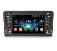 erisin 8-Core 4Go+64Go Android 14 Autoradio Stéréo pour Audi A3 S3 RS3 RNSE-PU CarPlay WiFi Bluetooth 5.0 DSP Canbus SWC Bluetooth 5.0 Ecran Tactile Soutien DVR OBD2 TPMS