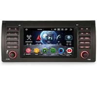 Erisin 8-Core 4GO+64GO Android 16 Autoradio CarPlay Radio pour BMW X5 E53 | 7 Pouces GPS Stéréo Dab+ IPS Écran Tactile sans Fil Android Auto Bluetooth 5.0 Canbus WiFi 4G DSP TPMS OBD2 USB Radio FM