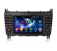 Erisin 8-Core 4GO+64GO Android 16 Autoradio GPS Stéréo pour Mercedes Benz W203 LC W203 C180 W463 7 Pouces Bluetooth 5.0 sans Fil CarPlay Android Auto Dab+ DSP WiFi 4G Canbus