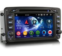 Erisin 8-Core 4GO+64GO Android 16 DVD Autoradio GPS pour Mercedes C/G/CLK W209 W203 Viano Vito W463 7" Bluetooth 5.0 sans Fil CarPlay Android Auto Dab+ FM Radio RDS DSP WiFi Canbus TPMS TNT