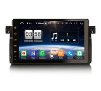 erisin 8-Core 4Go+64Go Autoradio Android 14 pour BMW Série 3 E46 M3 Rover 75 MG ZT Support GPS Sat Nav Carplay Android Auto DSP Bluetooth 5.0 WiFi Dab+ Écran Tactile de 9 Pouces