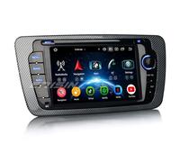 Erisin 8-Core 4GO RAM+64GO ROM Android 14 Autoradio GPS pour Seat Ibiza 2009-2013 7 Pouces Écran Tactile Bluetooth 5.0 sans Fil CarPlay Android Auto Dab+ FM Radio RDS DSP WiFi 4G Canbus TPMS OBD TNT