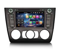 Erisin 8-Core 4GO RAM+64GO ROM Android 14 Autoradio pour BMW Série 1 E81 E82 E88 7 Pouces Lecteur GPS Multimédia DVD Stéréo Dab+ sans Fil CarPlay Android Auto Bluetooth 5.0 WiFi DSP TPMS OBD2 USB