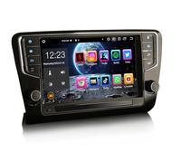 Erisin 8-Core 4Go RAM+64Go ROM Bluetooth 5.0 Android 14 Autoradio GPS Stéréo pour Skoda Octavia MK III 2014~2018 9 Pouces Écran Tactile sans Fil CarPlay Android Auto Dab+ FM Radio DSP WiFi TPMS OBD2