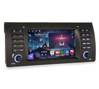 Erisin 8-Core 8GO+128GO Android 16 Autoradio Bluetooth GPS pour BMW X5 E53 | Qualcomm 7 pouces Soutiens IPS Écran Tactile sans Fil CarPlay Android Auto WiFi 4G DSP FM Radio RDS CANbus TNT, Plug & Play