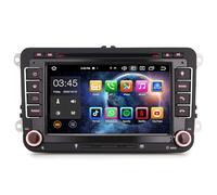 Erisin 8-Core Android 14 Autoradio Bluetooth GPS pour VW Polo 6R Passat Golf 5/6 T5 Caddy Touran Tiguan Jetta Seat Skoda Support CarPlay Android Auto Dab+ DSP WiFi 4G FM RDS USB Écran Tactile CD DVD