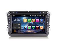 Erisin 8-Core Android 14 GPS Stéréo Autoradio CD pour VW Passat Golf MK 5/6 Touran Skoda Seat Jetta T5 Polo 8" IPS écran Tactile Lecteur Dab+ Wireless CarPlay Android Auto Bluetooth WiFi DSP 4GO+64GO