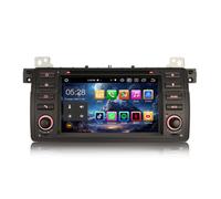 Erisin 8-Core Android 16 Autoradio Bluetooth GPS DVD Stéréo pour BMW Série 3 M3 E46 Rover 75 MG ZT 7" Écran Tactile sans Fil CarPlay Android Auto Dab+ FM Radio DSP WiFi TPMS OBD2 4Go RAM+64Go ROM