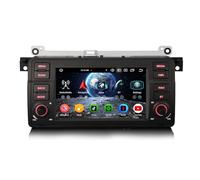 Erisin 8-Core Android 16 Autoradio GPS pour BMW Série 3 M3 E46 318 320 Rover 75 MG ZT 7" IPS Écran Tactile Bluetooth 5.0 sans Fil CarPlay Android Auto Dab+ FM Radio DSP WiFi Canbus OBD2 4GO+64GO