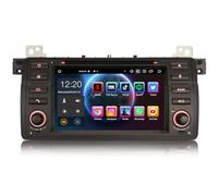 Erisin 8-Core Bluetooth 5.0 Android 14 Autoradio GPS DVD Stéréo pour BMW Série 3 M3 E46 Rover 75 MG ZT 7" Écran Tactile sans Fil CarPlay Android Auto Dab+ FM Radio DSP WiFi TPMS OBD2 4Go RAM+64Go ROM