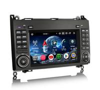 Erisin 8-cœur 4GO+64GO Android 14 Autoradio pour Mercedes W169 W245 Classe A/B Viano Sprinter Vito W639 VW Crafter GPS Navigateur Bluetooth CarPlay Android Auto WiFi 4G Dab+ RDS DSP USB IPS Écran