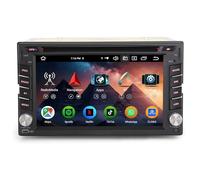 Erisin 8-Cœur 4Go RAM+64Go ROM Double Din Universel Android 14 Autoradio Bluetooth GPS Navigation Écran Tactile CarPlay sans Fil Android Auto Dab+ WiFi 4G DSP USB FM RDS Lecteur DVD CD