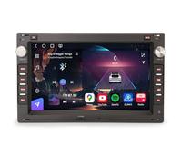 Erisin 8-cœur 8GO+128GO 7 Pouces Android 14 Autoradio Bluetooth GPS Navigateur pour VW Passat Golf 4 Polo Lupo T5 Skoda Octavia Seat Ibiza 6L CarPlay Android Auto WiFi 4G DSP USB RDS Dab+ Canbus