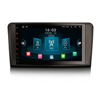Erisin 8 cœurs 4Go+64Go 9 Pouces Android 13 Autoradio Bluetooth GPS Navigation pour Mercedes Classe ML W164 Classe GL X164 CarPlay sans Fil Android Auto DSP WiFi Dab+ OBD2 FM USB Canbus Écran Tactile