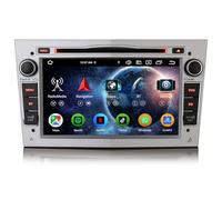 Erisin 8 cœurs 4GO+64GO Android 14 Autoradio GPS Navigateur pour Opel Astra H Corsa C/D Zafira Vectra Signum Meriva Combo Bluetooth 5.0 CarPlay sans Fil Android Auto WiFi 4G DSP Dab+ RDS CD Player