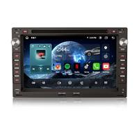 Erisin 8 cœurs 4Go+64Go Android 14 Autoradio GPS Navigateur pour VW Passat B5 Polo Jetta Golf 4 T4 T5 Seat Ibiza Skoda Octavia Bluetooth CarPlay Android Auto DSP WiFi 4G Dab+ USB DVD Écran Tactile