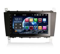 Erisin 8 Pouces 8-Core 4GO+64GO Android 13 Autoradio Bluetooth GPS Navigateur pour Mercedes Classe C/G/CLC W203 W463 Support CarPlay sans Fil Android Auto WiFi DSP RDS Dab+ OBD2 Canbus Écran Tactile