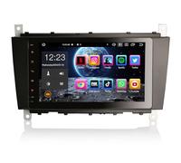 Erisin 8 Pouces 8-Cœurs 4GO RAM+64GO ROM Android 13 Autoradio pour Mercedes Classe C/CLK/CLC W203 W209 GPS Navigation Écran Tactile Prise en Charge CarPlay Android Auto DSP Bluetooth WiFi Dab+ TPMS